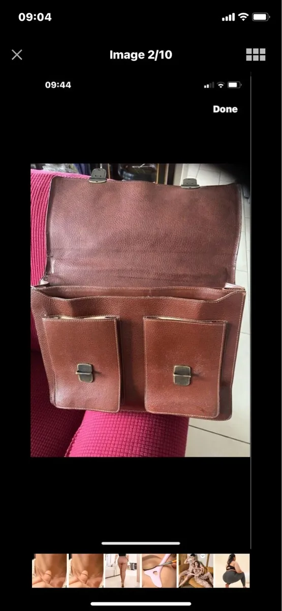 Leather Messenger Bag/ Satchel - Image 2