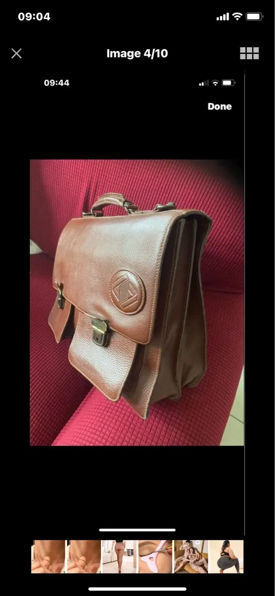 Leather Messenger Bag/ Satchel - Image 4