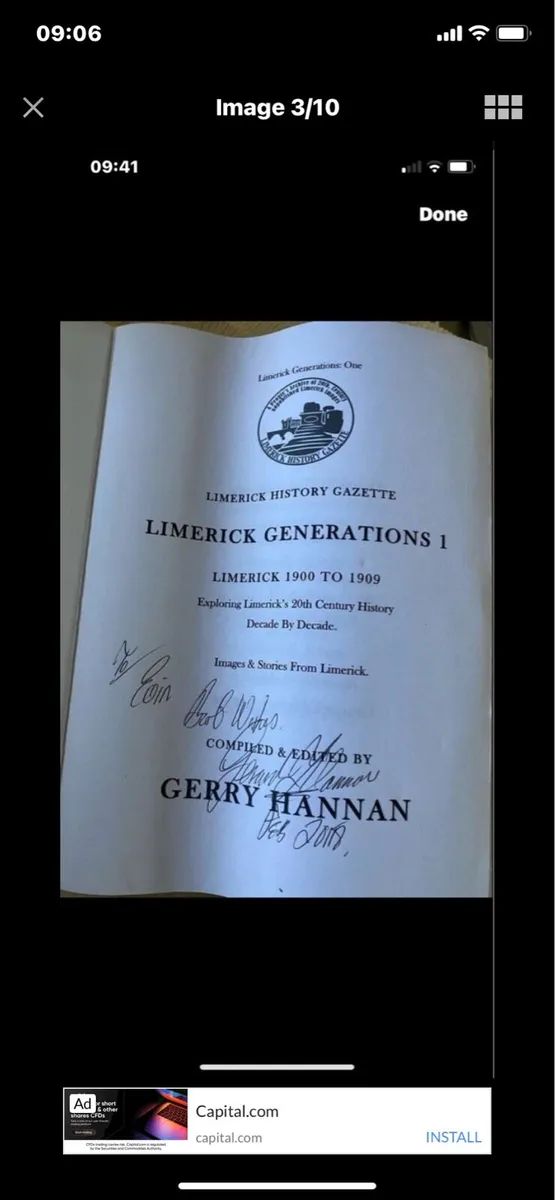Signed Limerick Generations 1900-1909 - Image 2