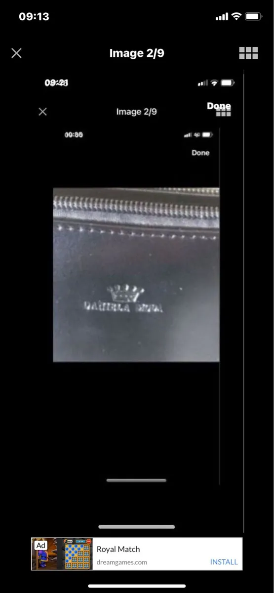 New- Daniela Moda Leather Bag - Image 2