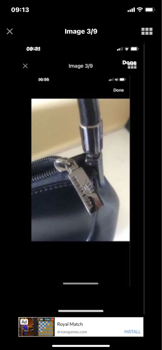 New- Daniela Moda Leather Bag - Image 3