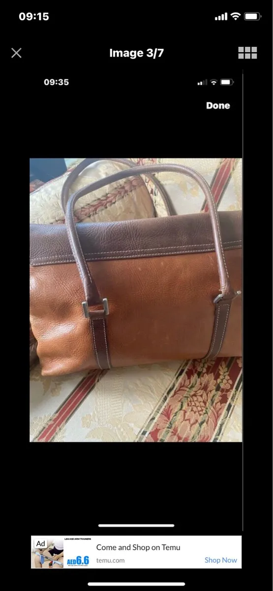 Large Leather Shoulder Bag - Image 3