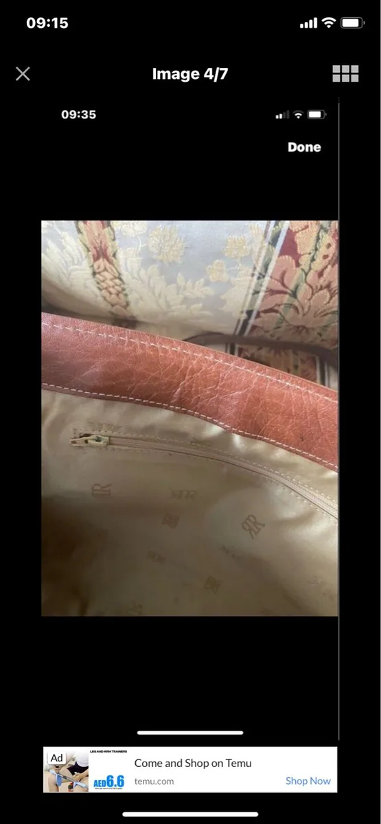 Large Leather Shoulder Bag - Image 4