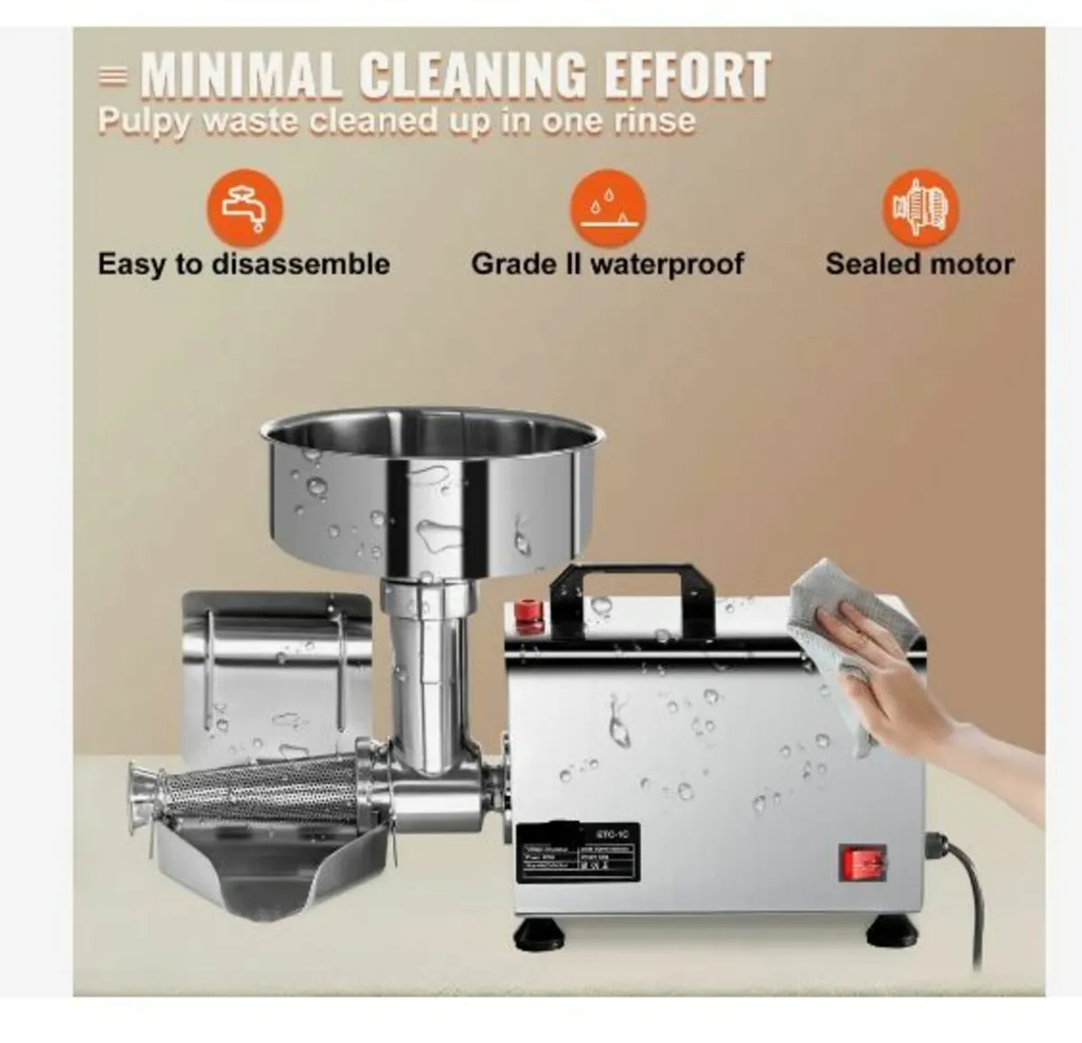 Electric Tomato Strainer 370W - Image 2