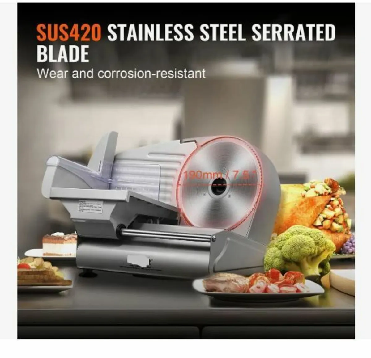 Meat Slicer, 180W - Image 4