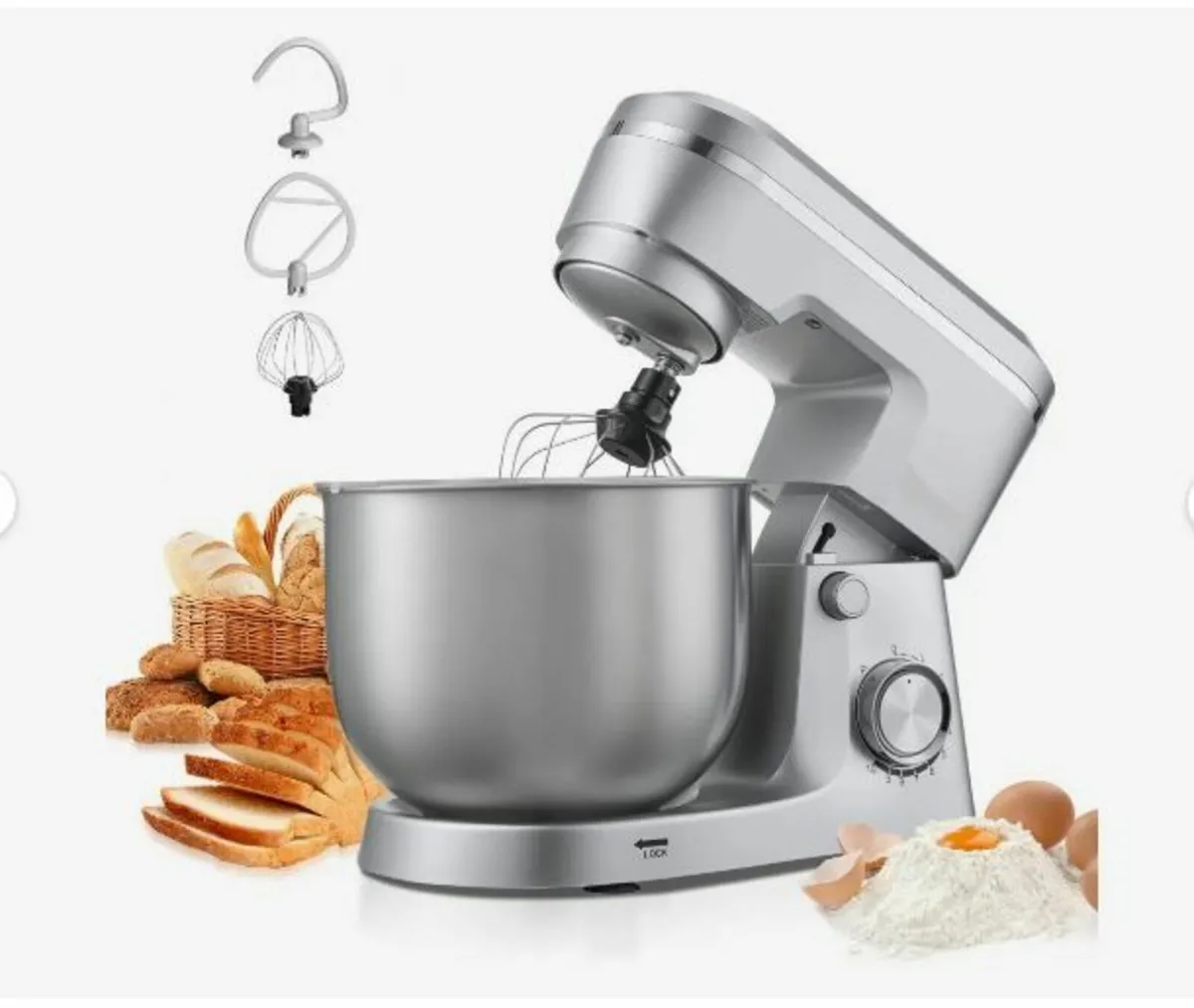 Stand Mixer, 5.7 L Electric Kitchen Mixer, 1500W - Image 1