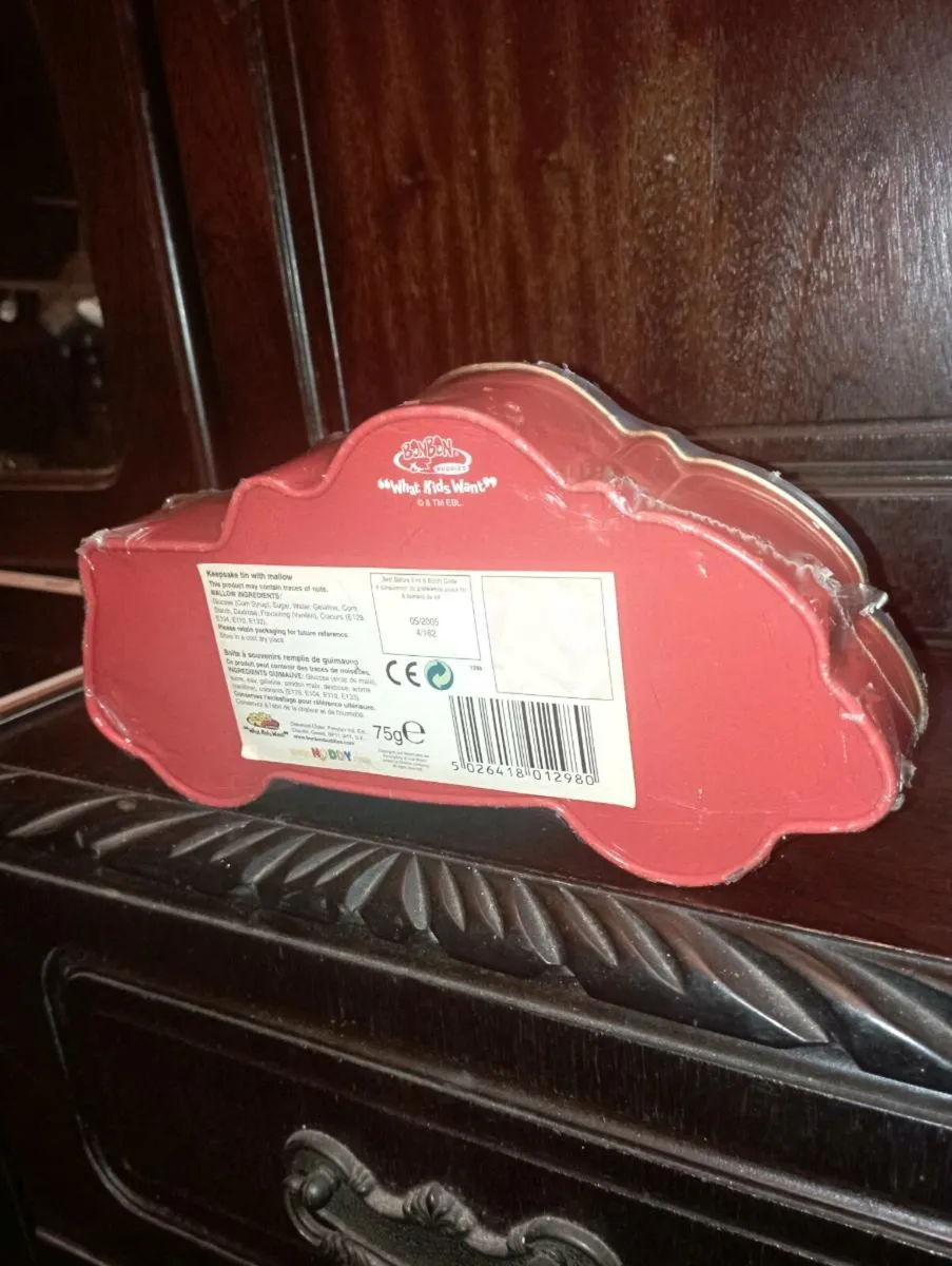 RARE VINTAGE TIN NODDY CAR  WITH BONBONS  SWEETS - Image 2