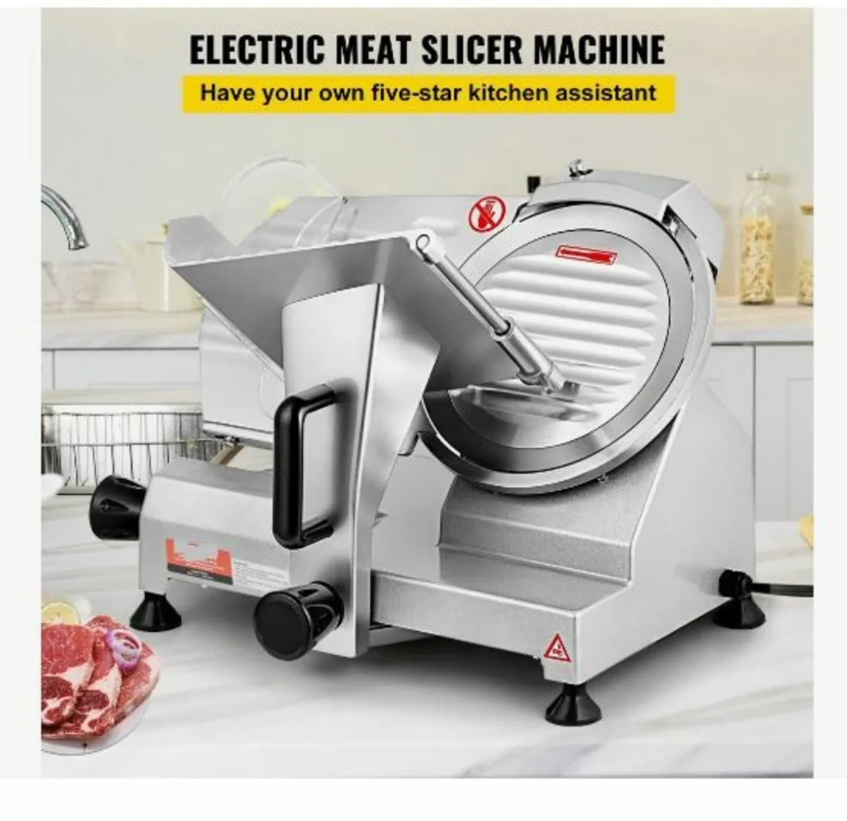 Commercial Meat Slicer, 200W - Image 2
