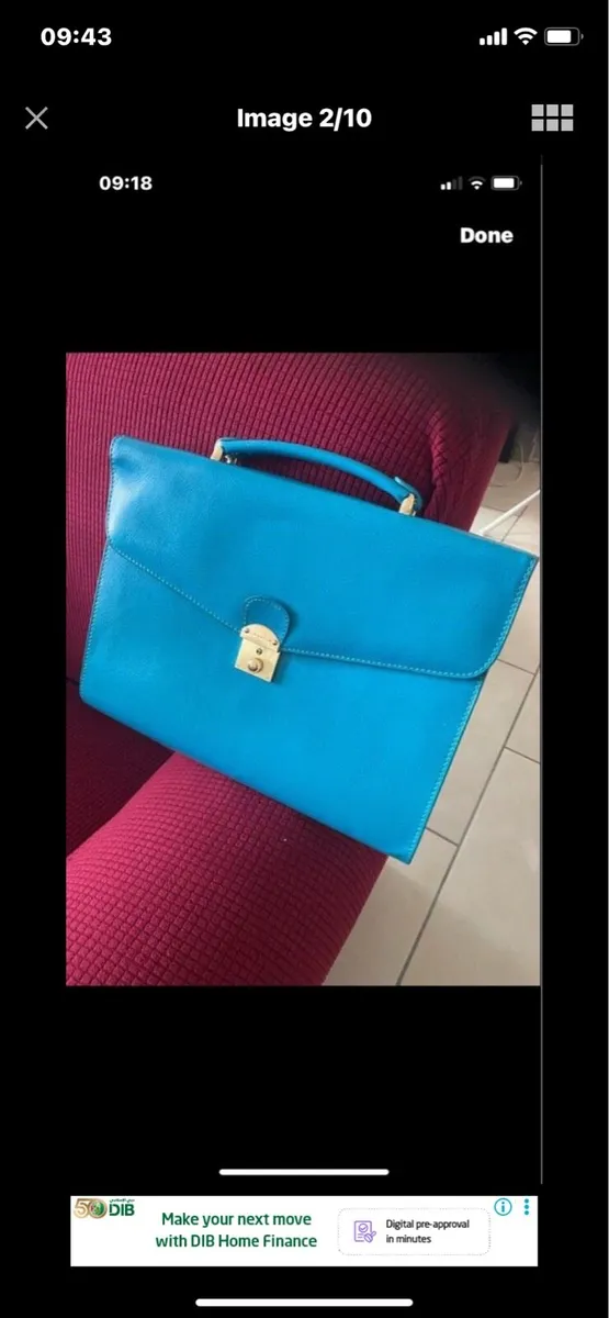 Laurige Leather Briefcase / Shoulder bag - Image 2