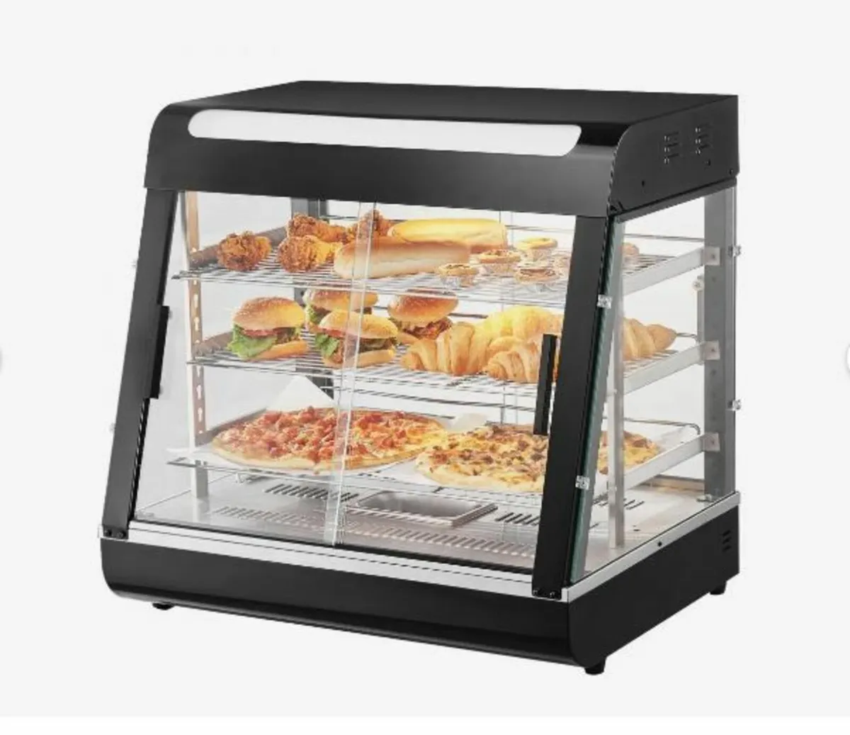 3-Tier Commercial Food Warmer Display - Image 1