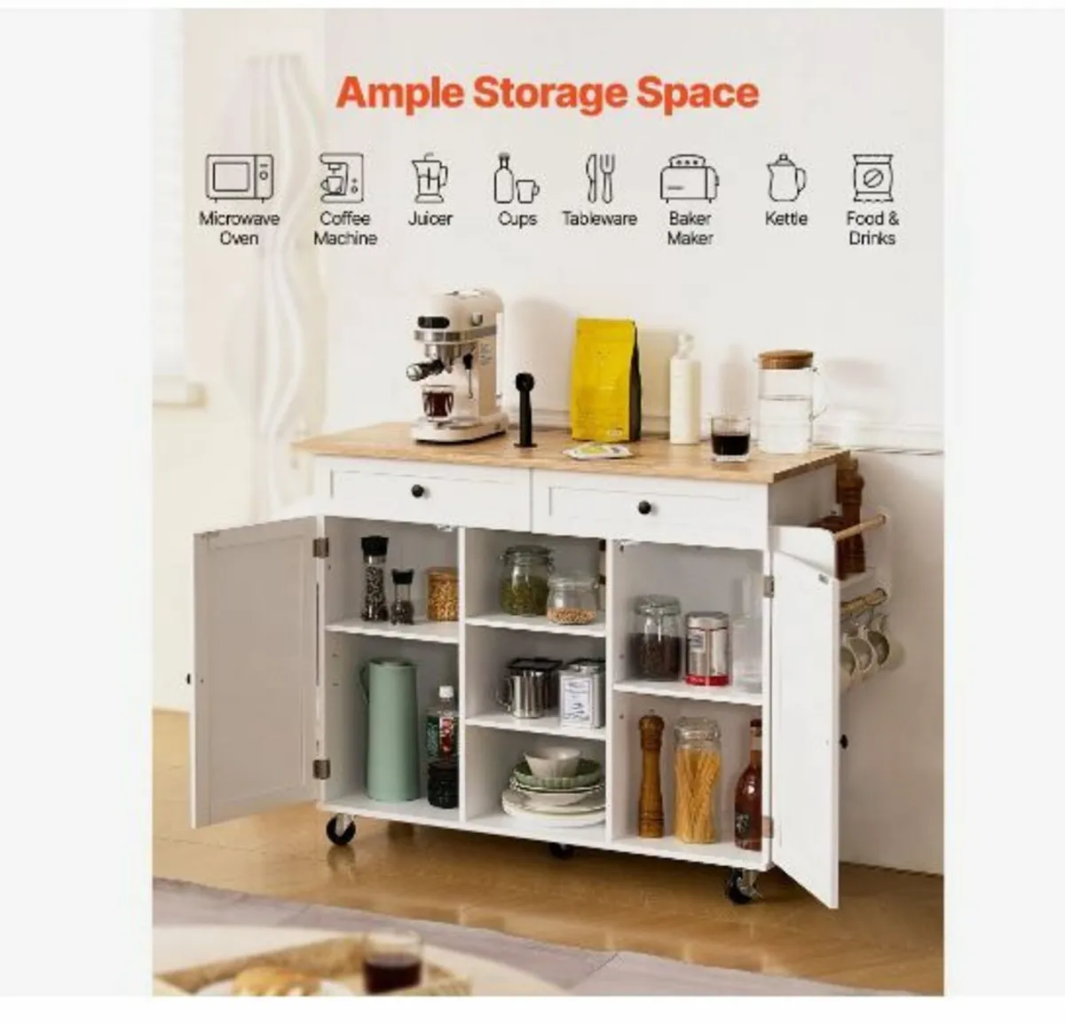 Kitchen Island Cart - Image 2