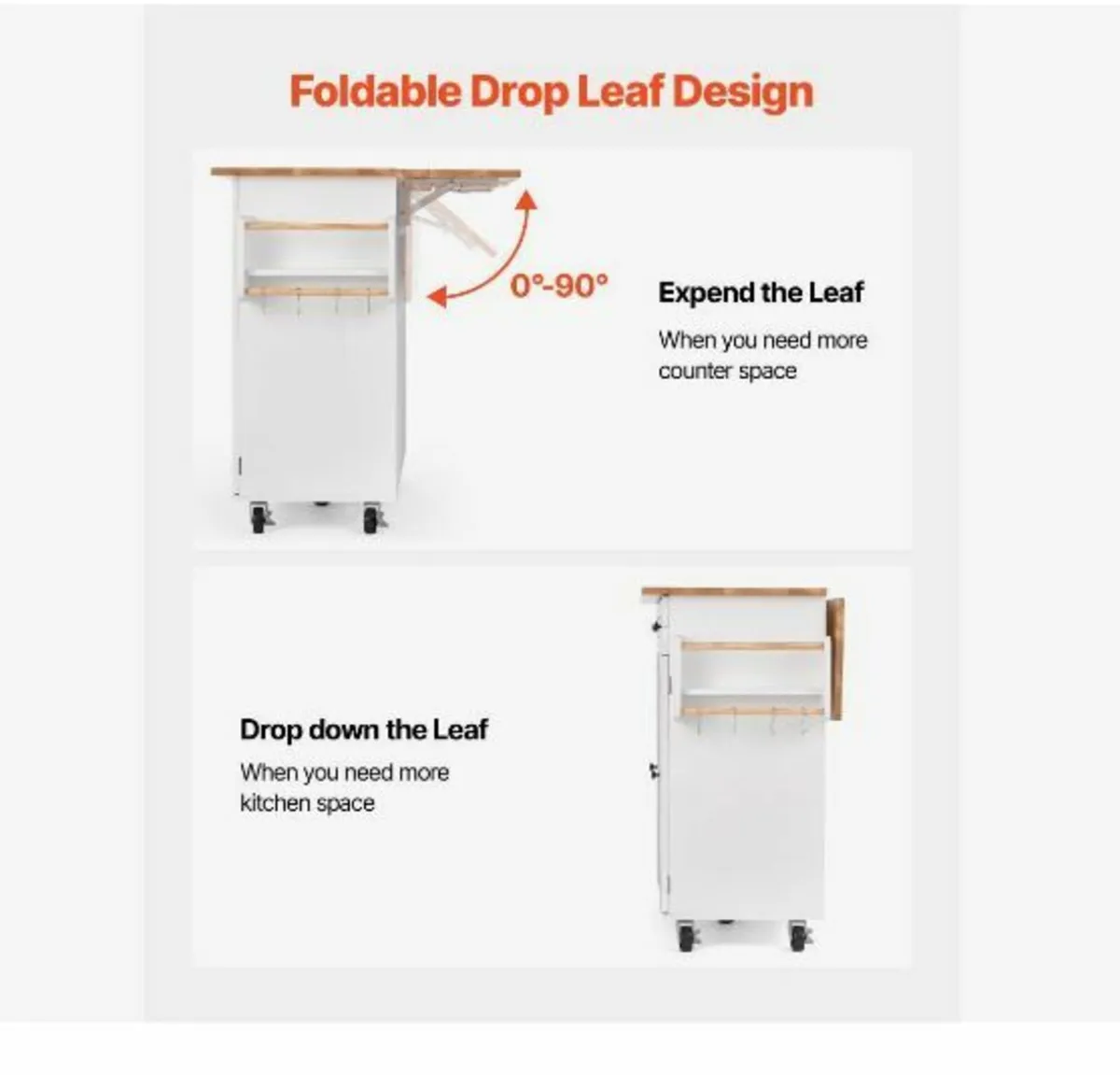 Kitchen Island Cart - Image 4