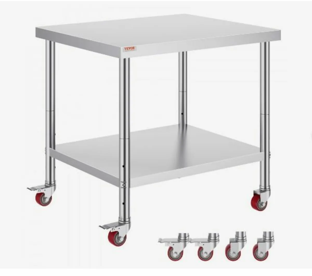 Stainless Steel Catering Work Table 30x36 Inch - Image 3
