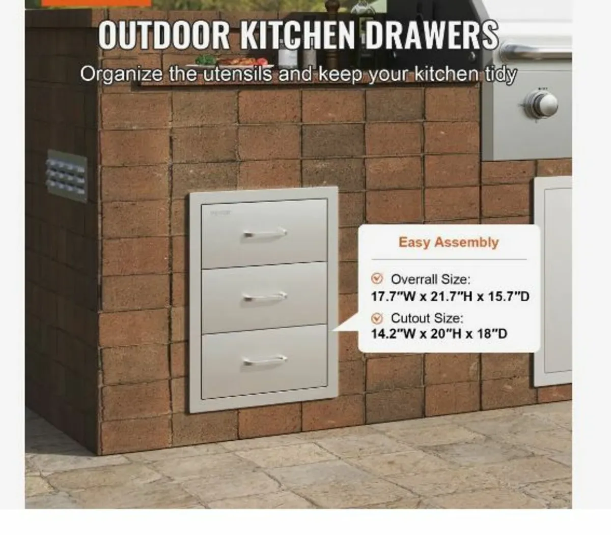 Outdoor Kitchen Drawers - Image 3