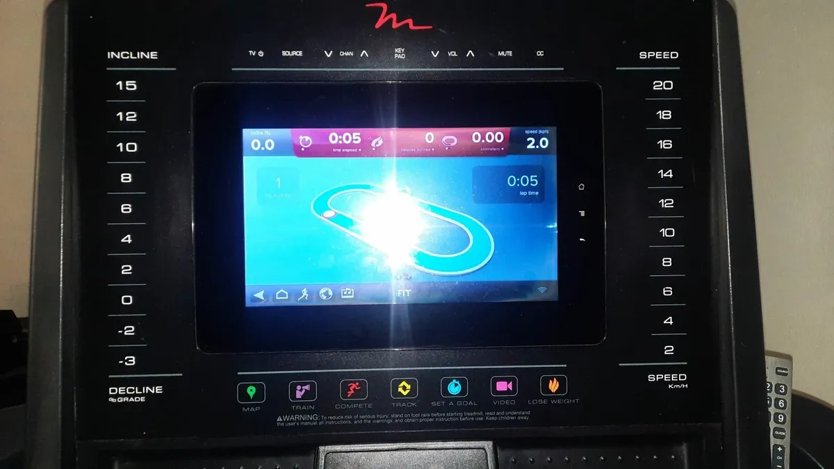 Treadmill and weights - Image 4