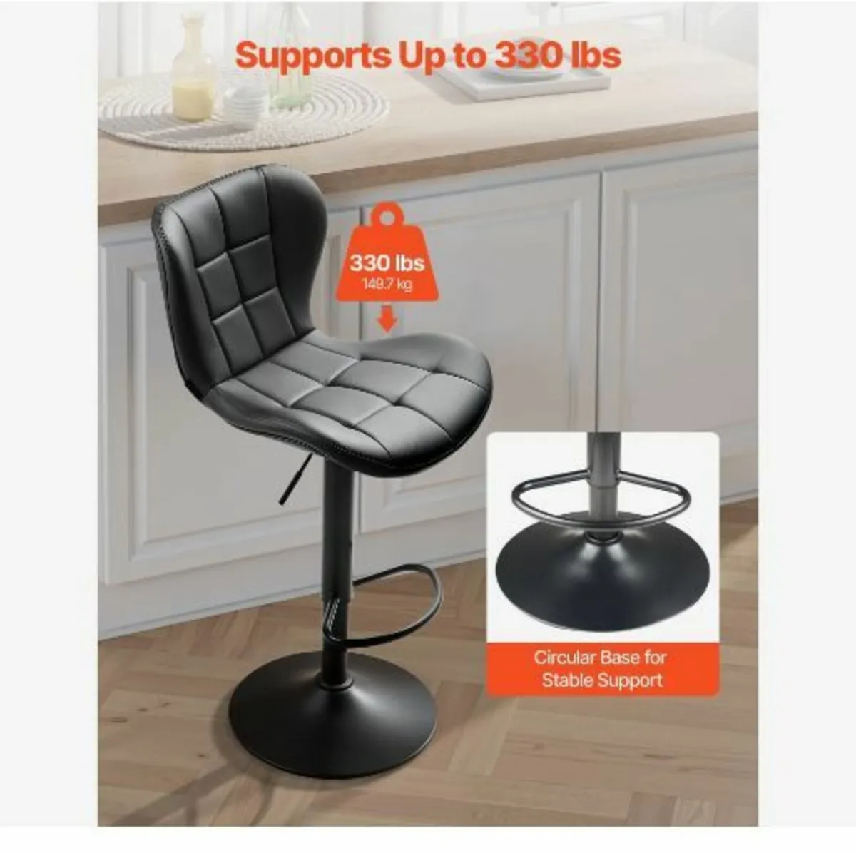 Bar Stool Set of 2 - Image 2