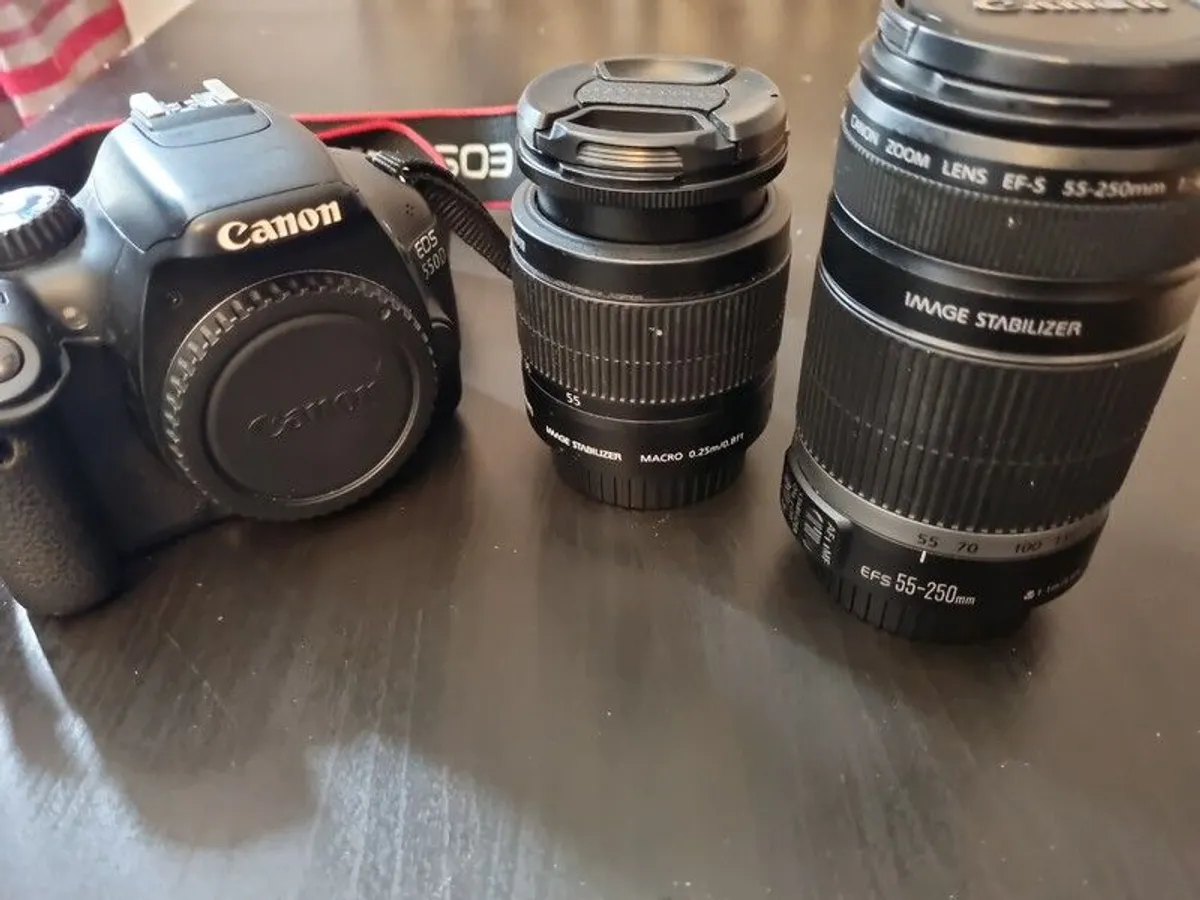 Canon Eos 550d Dslr Kit With Lens - Image 1