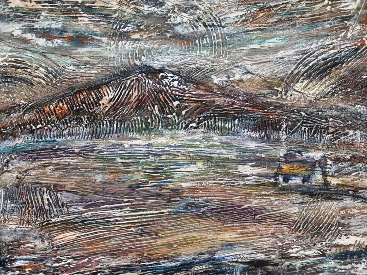 Croagh Patrick Storm, Textured Landscape of County Mayo - Image 2