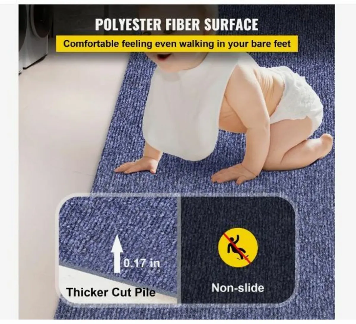 Indoor Outdoor Rug Carpet 5.9x29.5' - Image 4