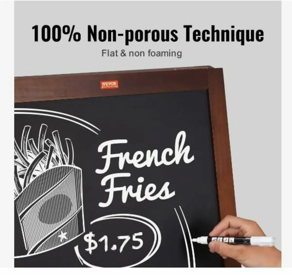 Wall Mounted Blackboard: 20" x 40" chalk boa - Image 4