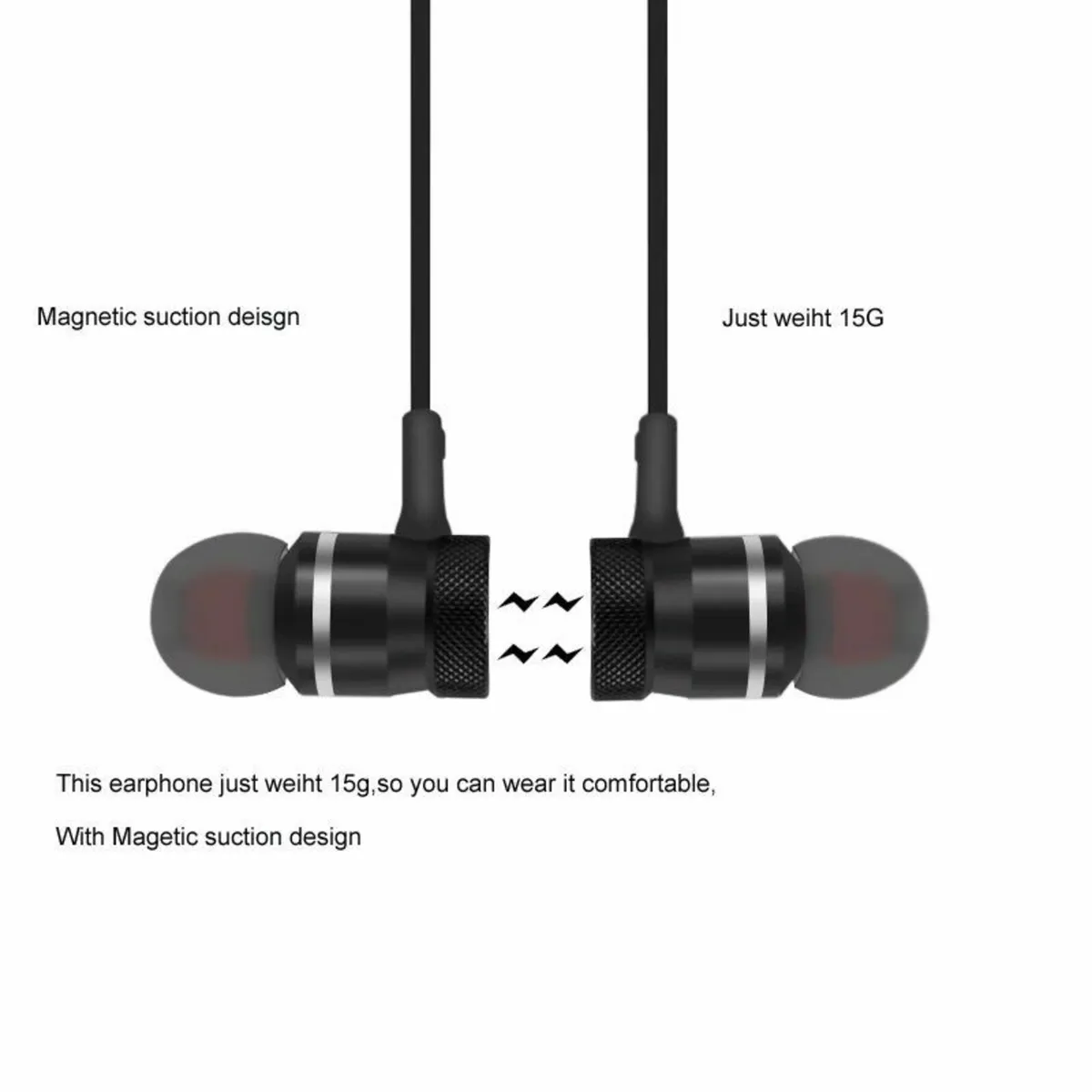 NEW sets of Bluetooth Earphones Earplugs magnet - Image 4