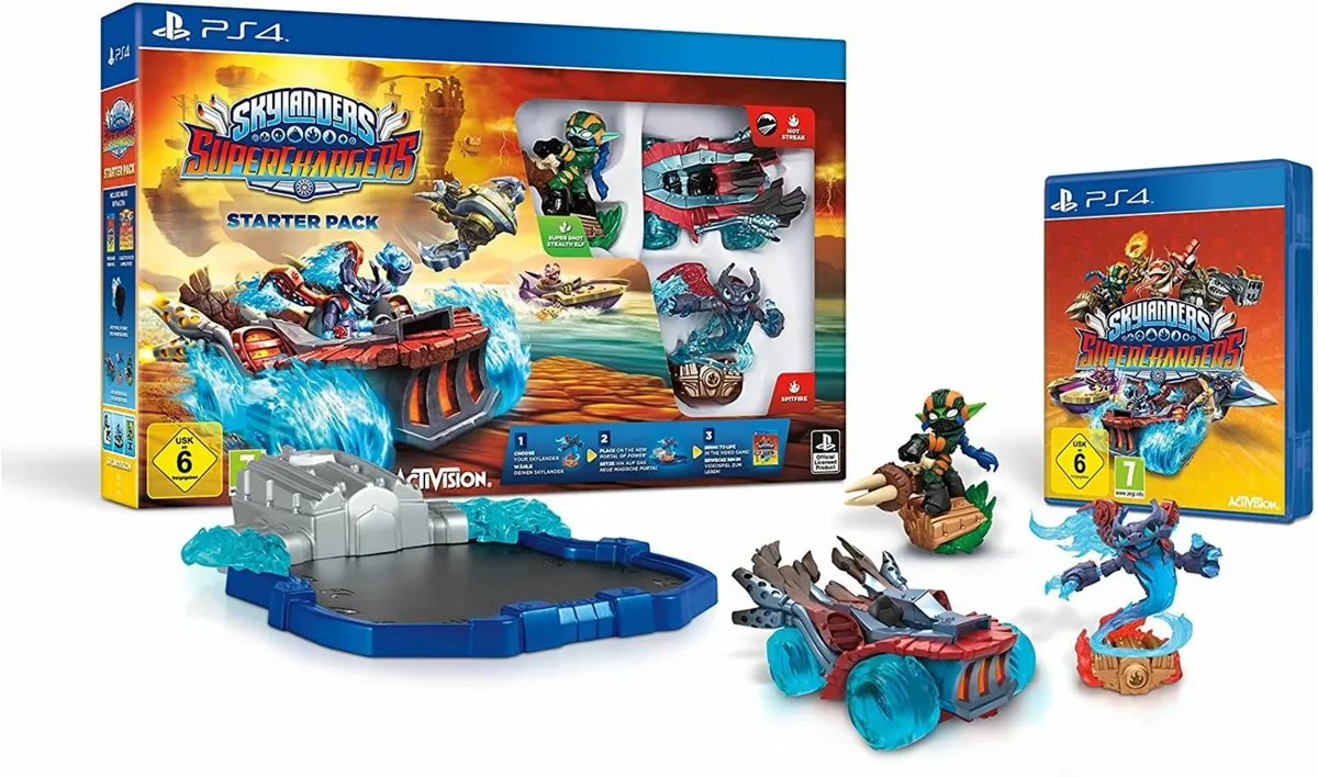 Skylanders Superchargers starter pack PS4 PS5 cons - Image 1