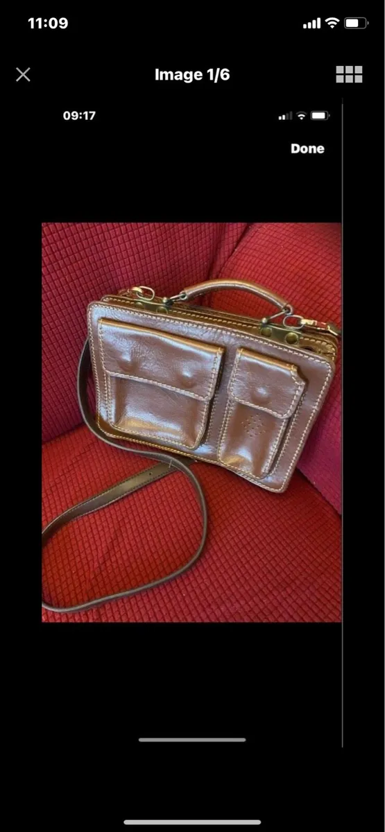 Leather Shoulder Bag - Image 1