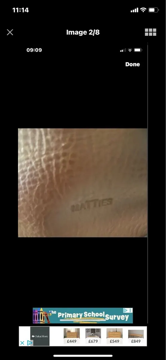 Matties Brand Leather Handbag - Image 2