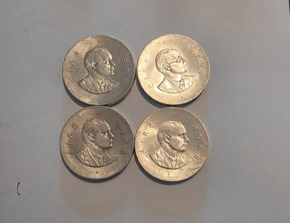 1966 silver commerative 10 shillings