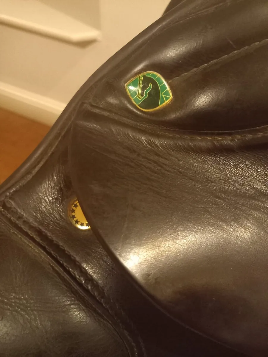 Leather Prestige saddle 17.5 inch - Image 4