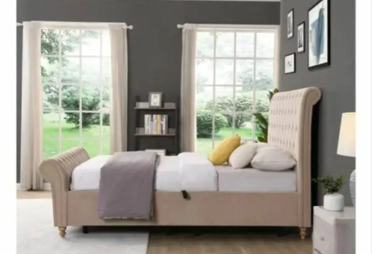 🔥 *Mink Side Gas-Lift Ottoman Storage Bed 🛏️ - Image 3