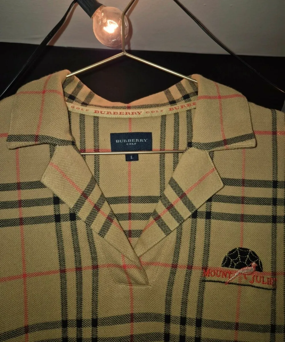 Burberry Golf Nova Check Polo – Mount Juliet Estat - Image 3