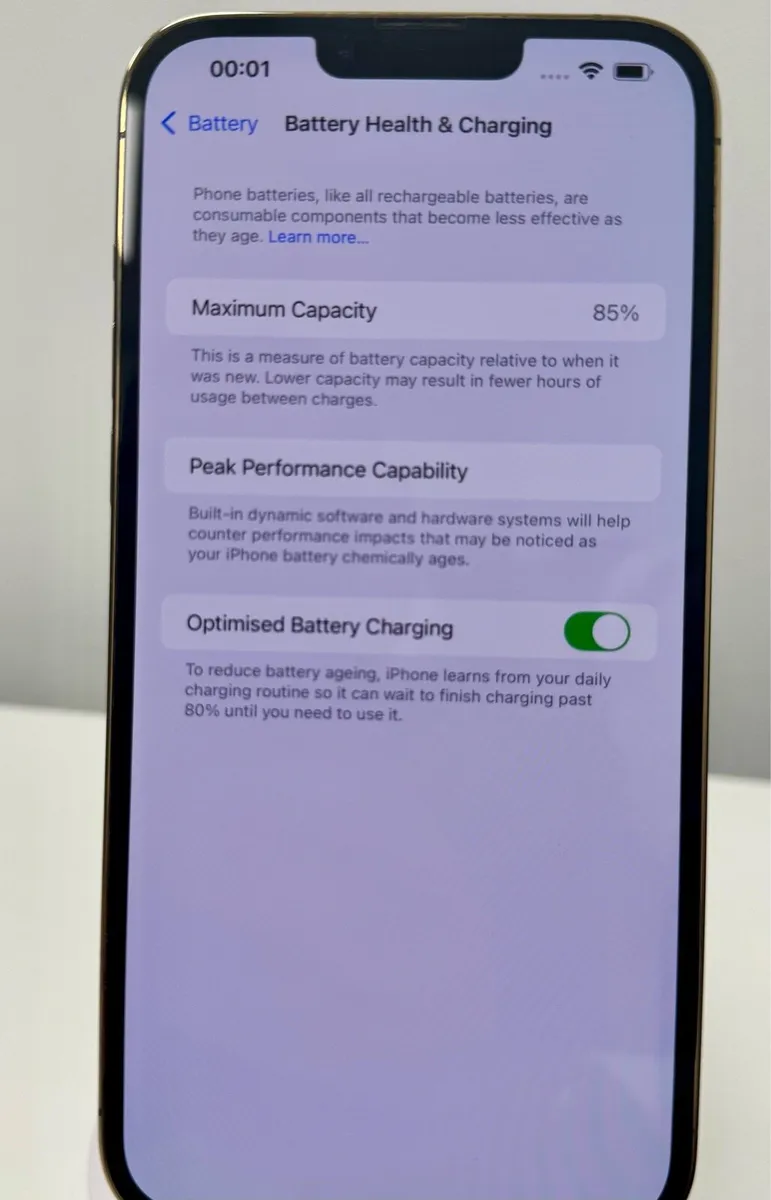 Gold iPhone 13 Pro Max 128GB - Image 4