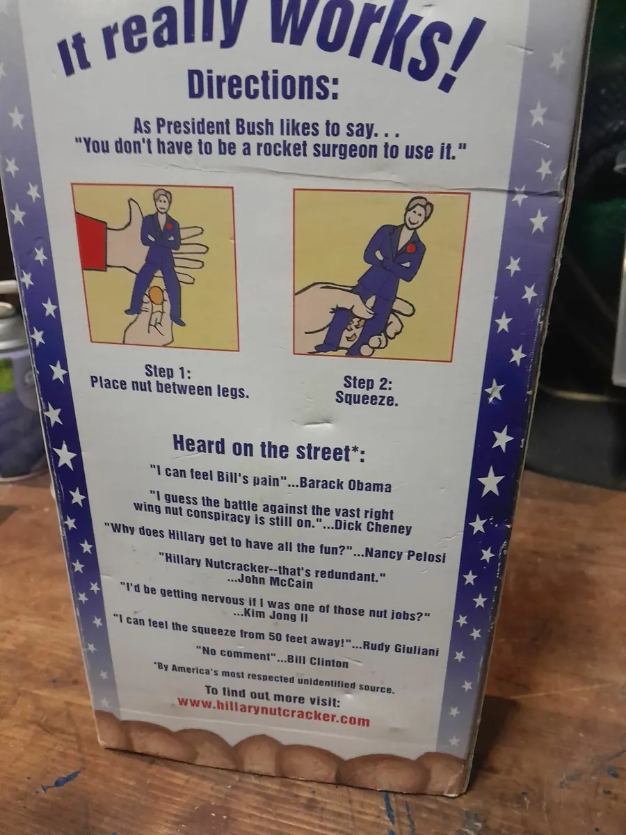 Hillary Clinton nutcracker doll - Image 2