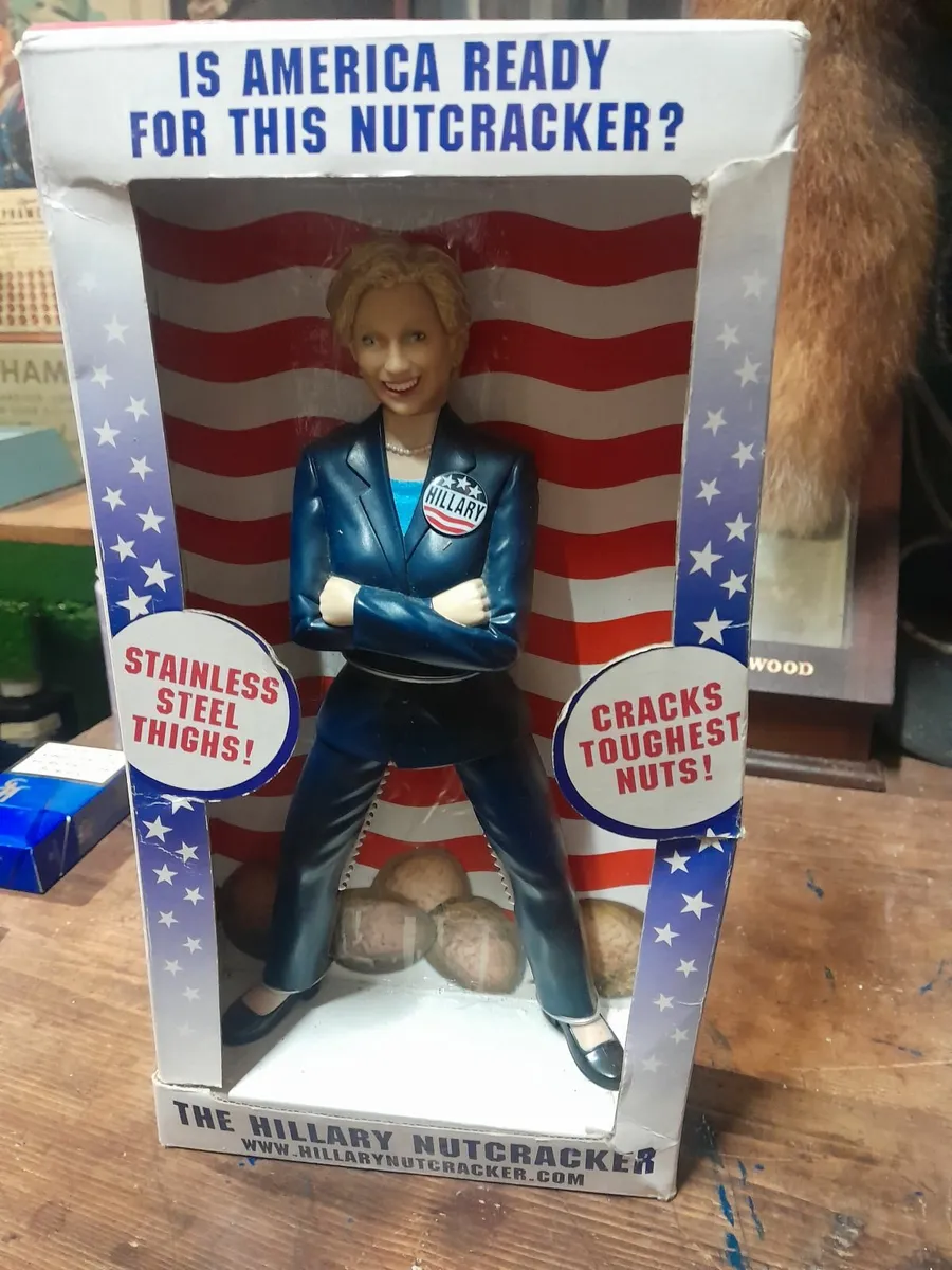Hillary Clinton nutcracker doll - Image 1