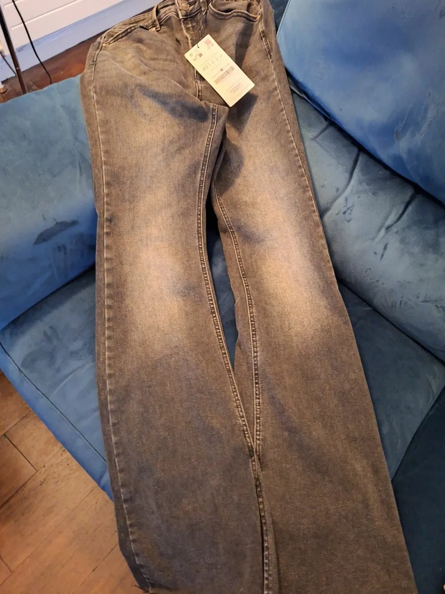 NEW Flare slit jeans size 12 - Image 1