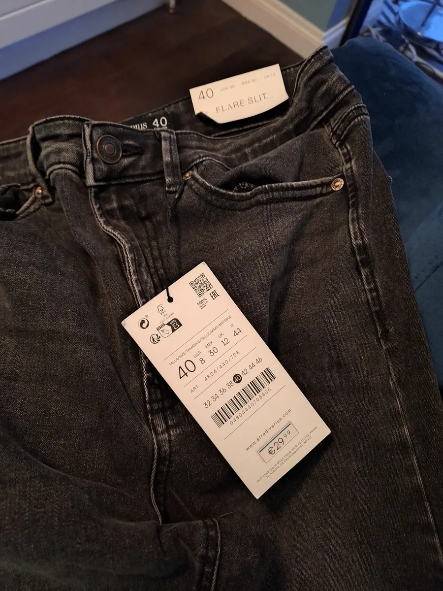 NEW Flare slit jeans size 12 - Image 2