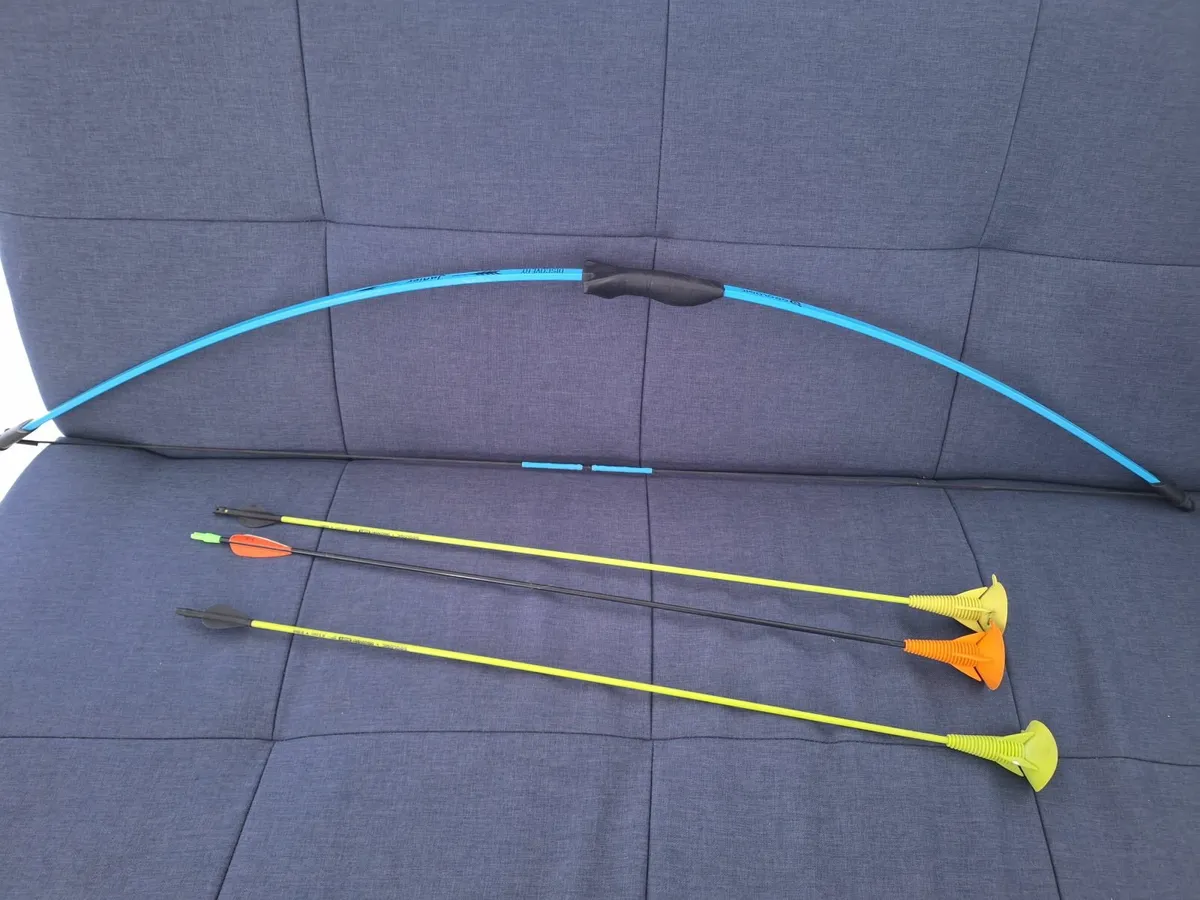 Geologic junior bow with suction arrows - Image 1