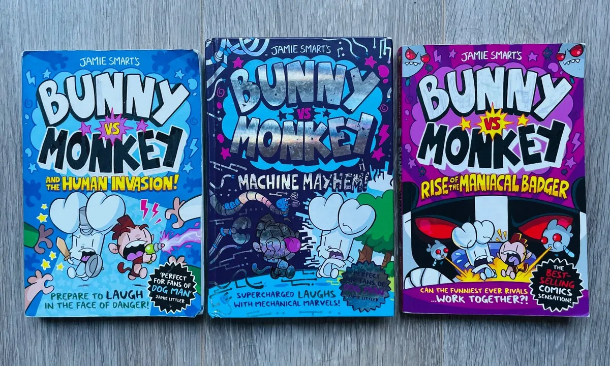 Children's Books - Bunny Monkey - 1 Hardback