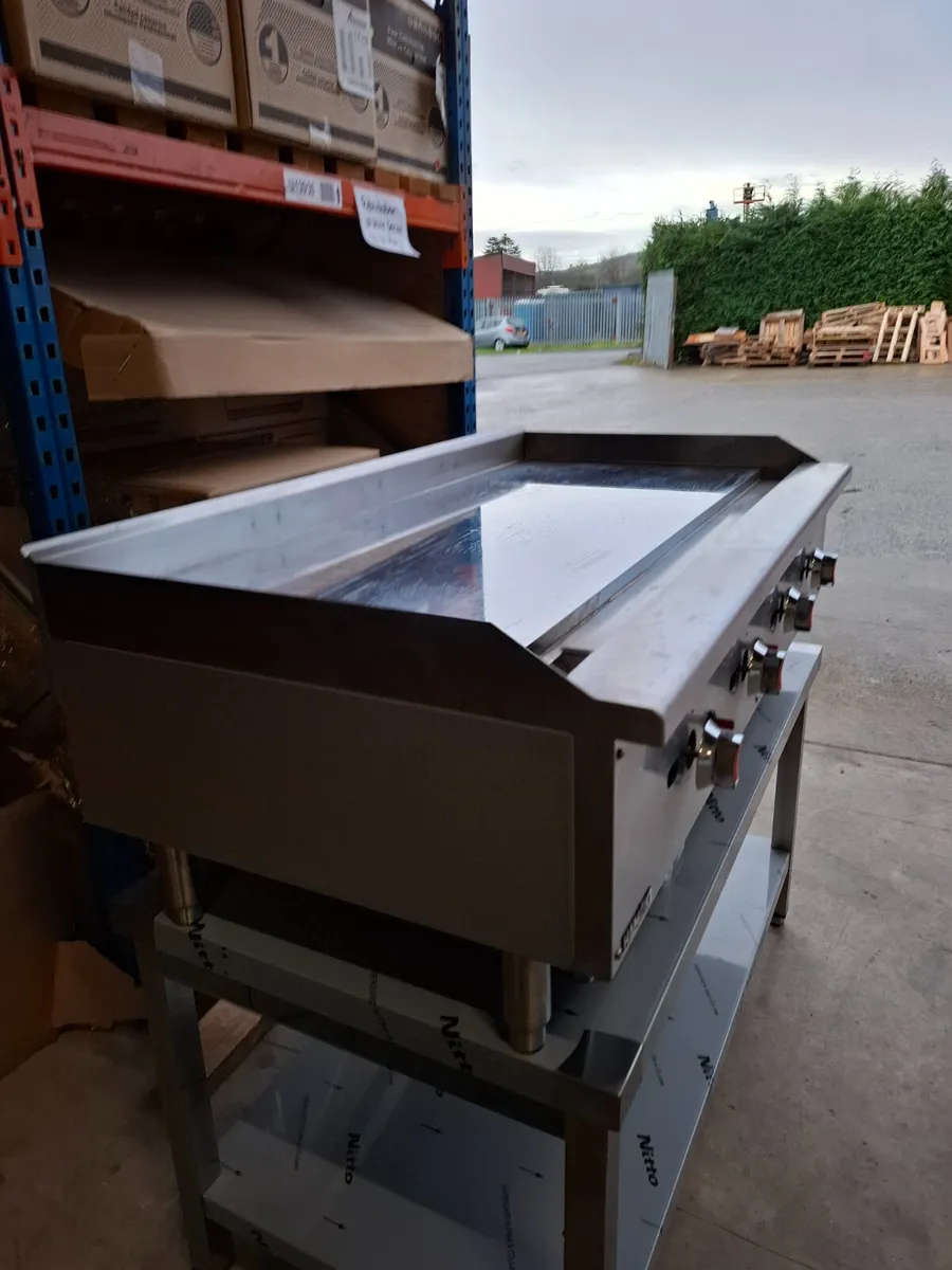 Griddle/ Hotplate 1200mm Chrome Plate Nat/LPG - Image 4