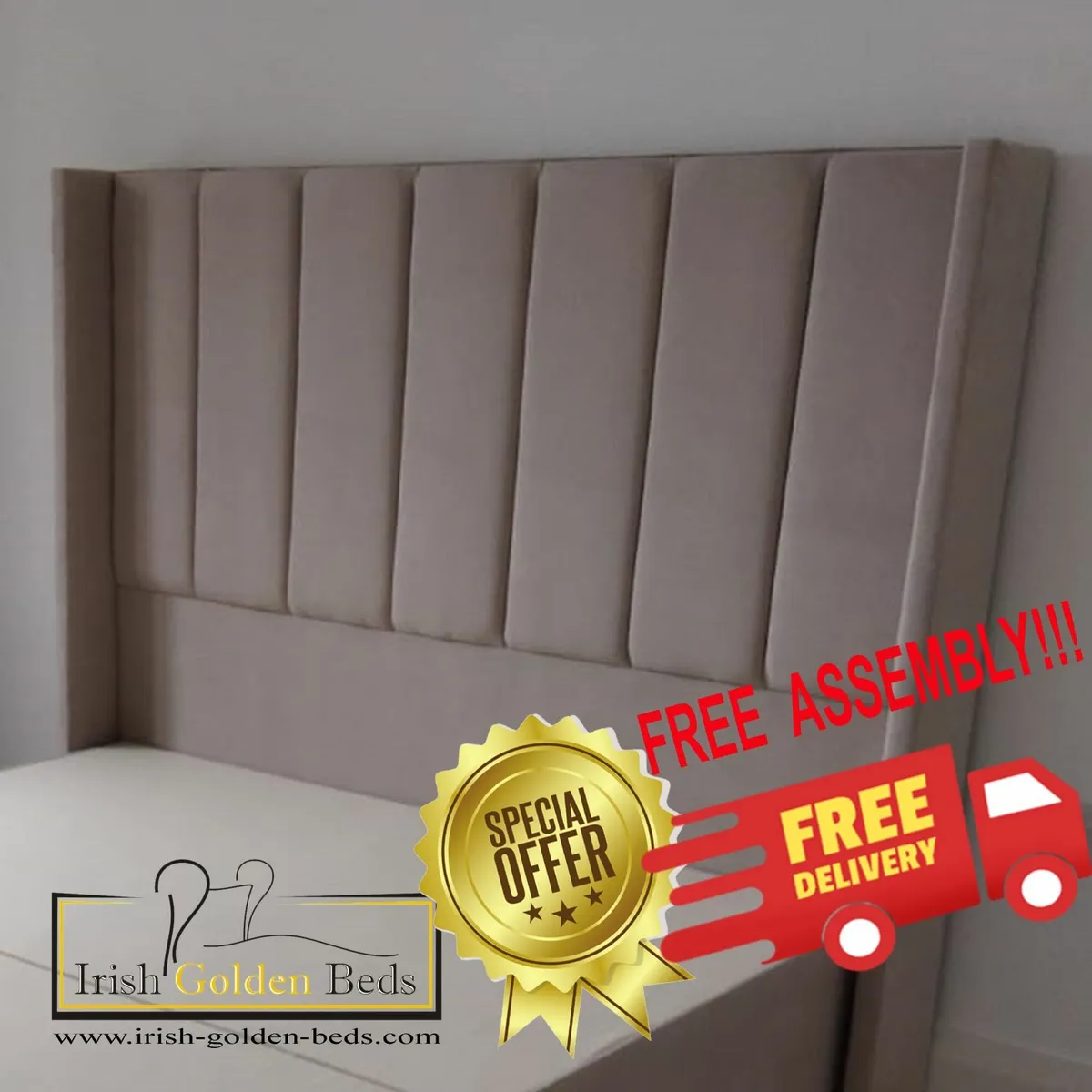 bed frame and headboard, free delivery - Image 4