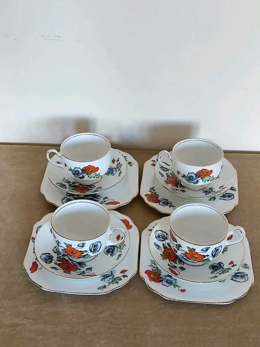 Antique Rare find. Anchor china Bridgwood tea set - Image 1