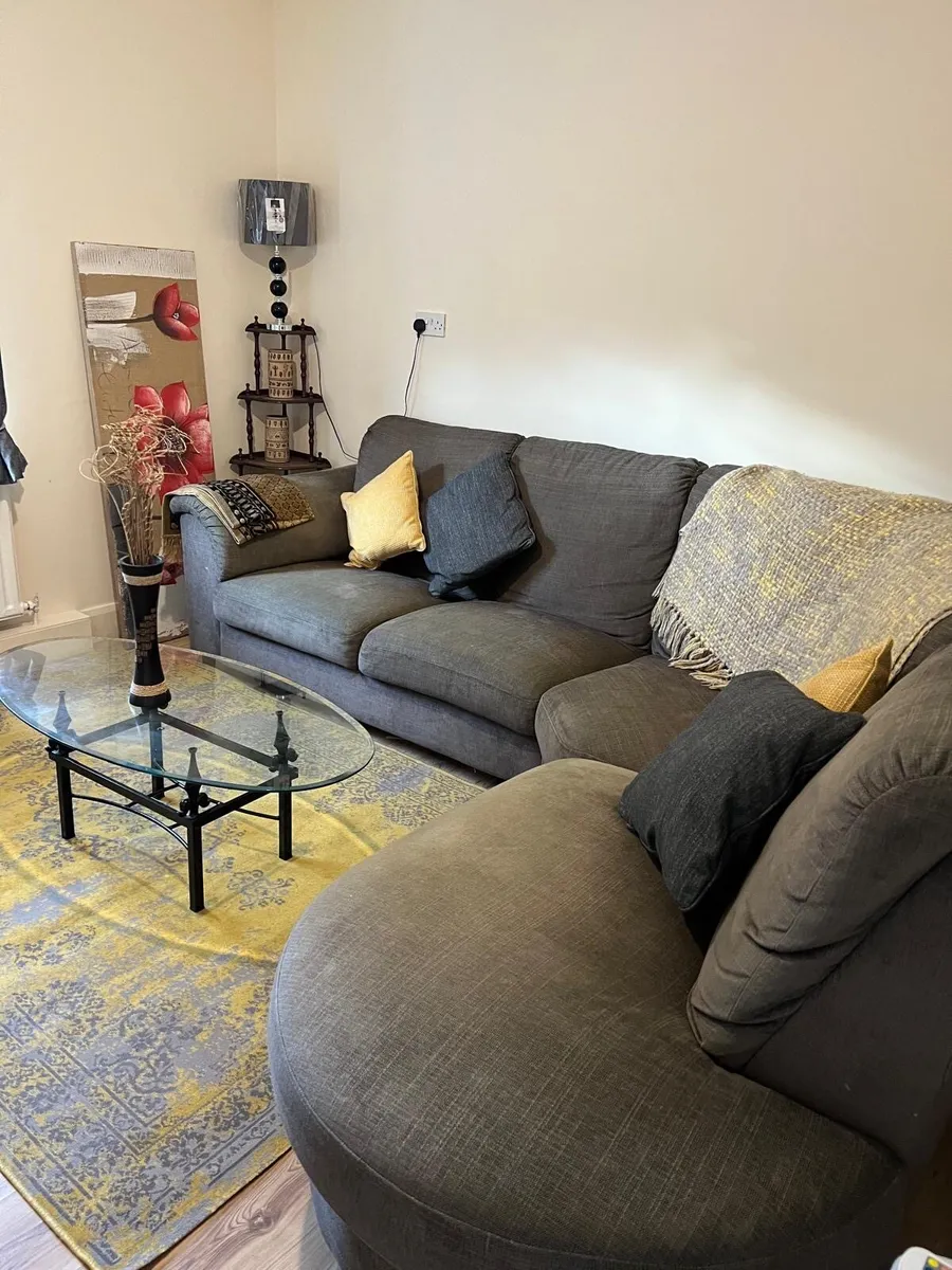 IKEA sofa corner and arm chair - Image 1