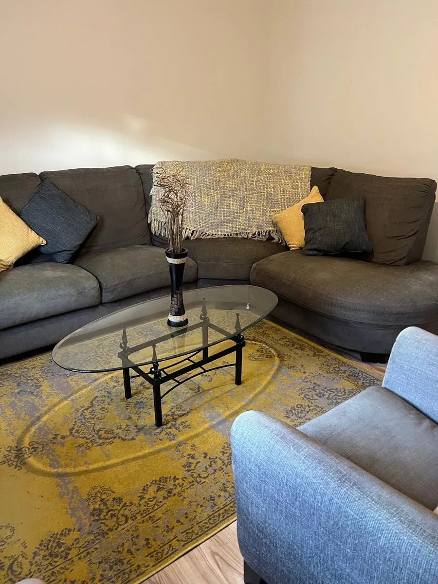 IKEA sofa corner and arm chair - Image 2