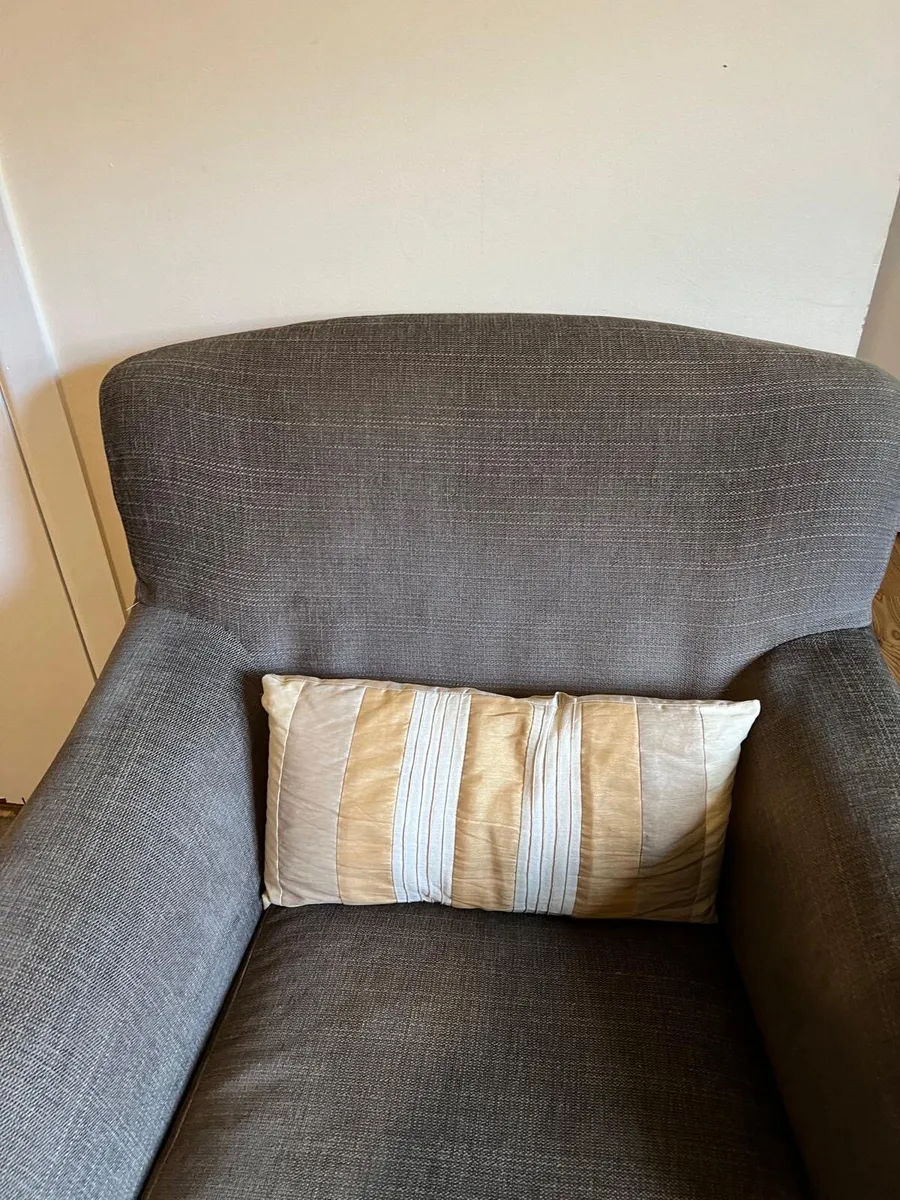 IKEA sofa corner and arm chair - Image 4