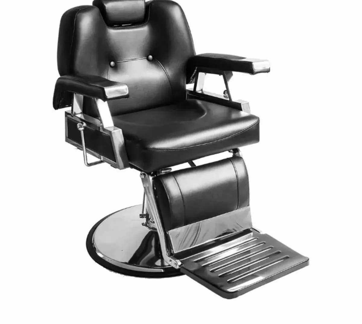 Barber Chair Hydraulic Faux Leather Styling - Image 1