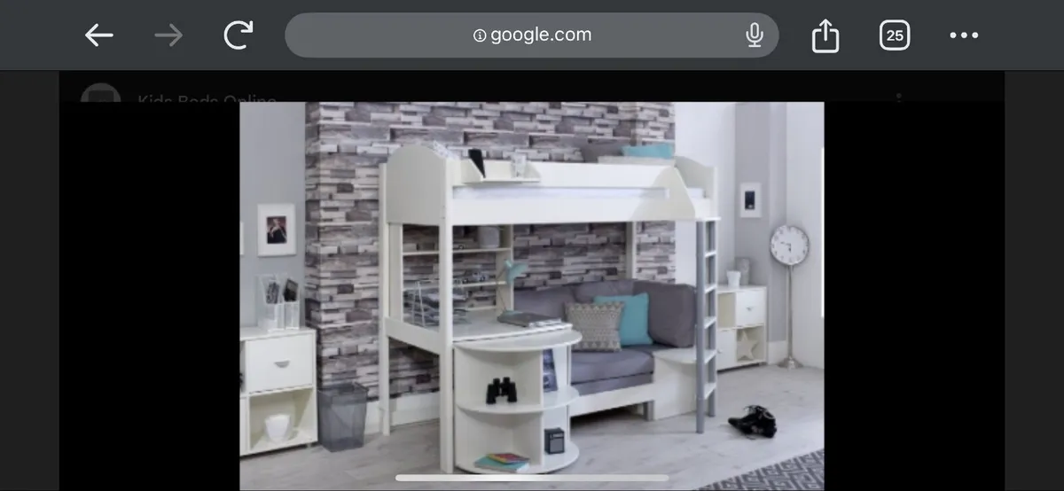 Noah stompa high sleeper bed - Image 1