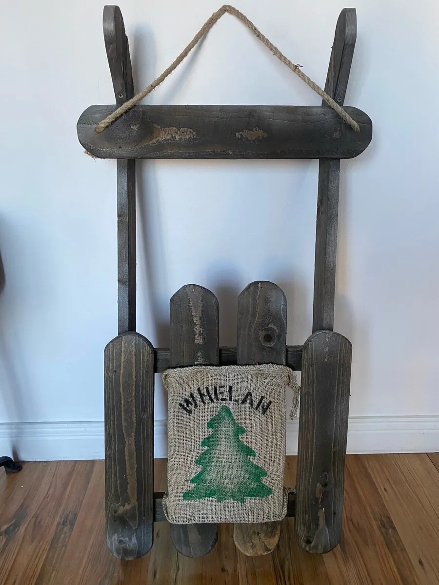 Wooden Christmas Sled