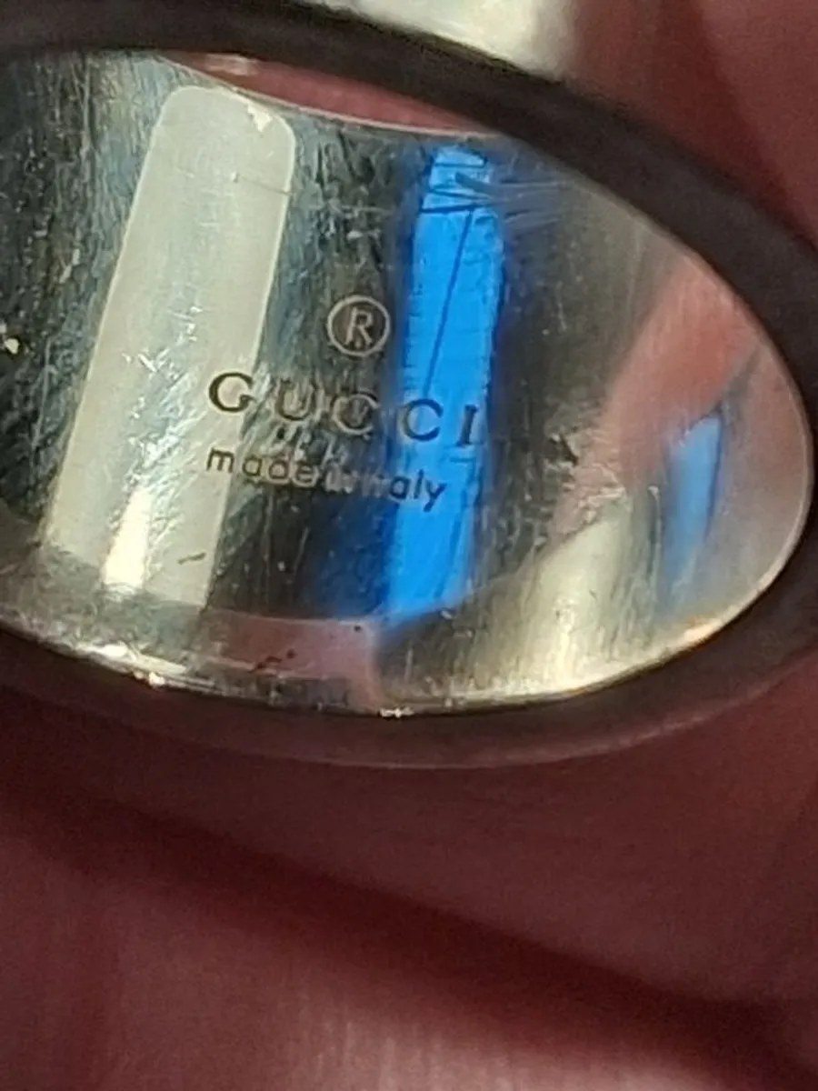 Boxed Gucci Sterling Silver Ring - Image 4