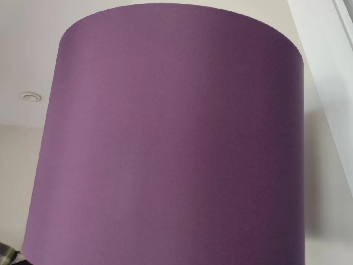 Large purple lamp/Ceiling shade - Image 2